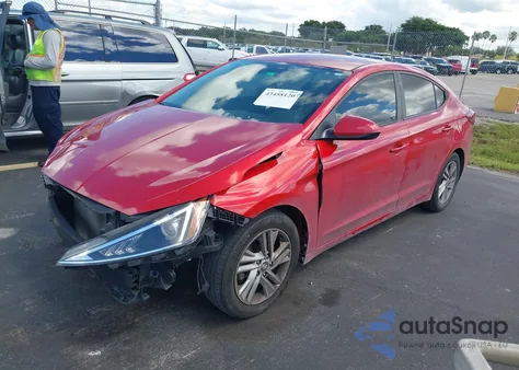 2020 Hyundai Elantra Sel z USA, uszkodzony, nr VIN 5NPD84LF4LH576800